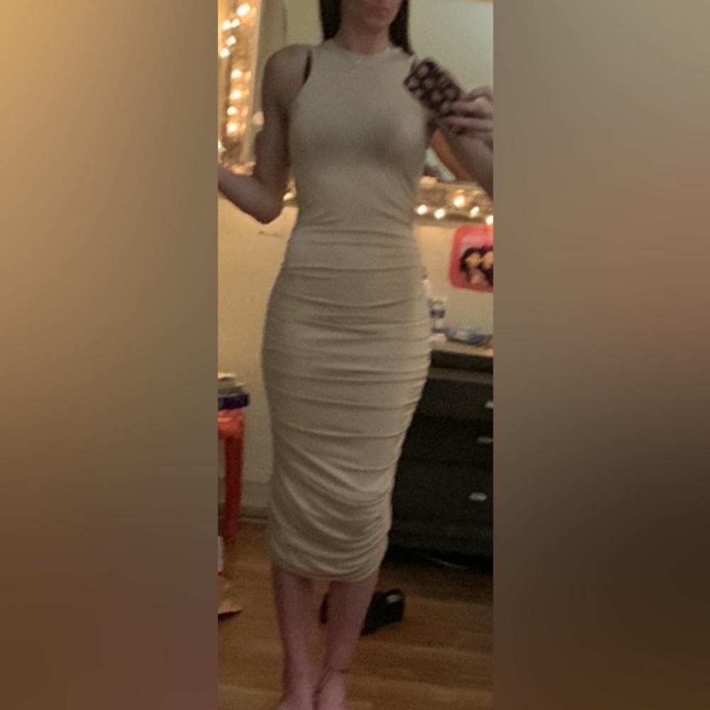 PLT Bodycon Ruched Dress - Picture 8 of 9
